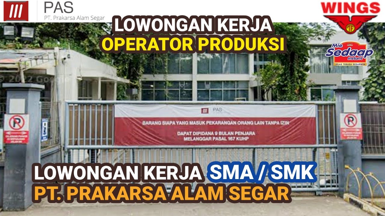 INFO LOKER PT PAS 2024